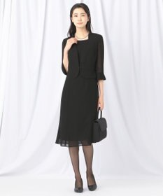 自由区 FORMAL 【洗える/着心地楽々】セオプラスエス ウォッシャブル ワンピース