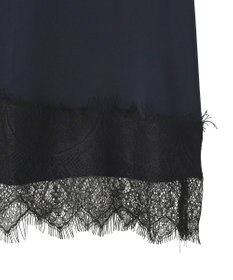 YECCA VECCA レースサテンキャミチュニック