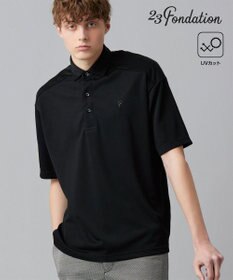 23区GOLF 【23Fondation/MEN】【UVケア】ハイブリッド ポロシャツ