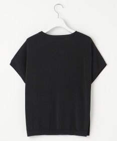 23区 【洗える】レーヨンポリエステルストレッチ プルオーバー ラメニット