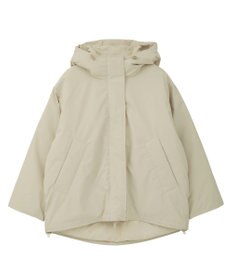 earth music&ecology フーデットパファーコート