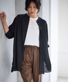 ANY バックプリーツシャツ