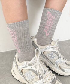 WEGO EXCEEDロゴリブソックス