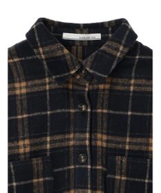 Green Parks ・ＥＬＥＮＣＡＲＥ　ＤＵＥ　シャギーチェックショートシャツ