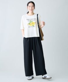 ANY L 楽映えストレートパンツ（セットアップ着用可）