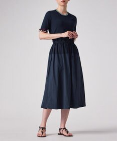 Paul Smith タスランナイロン フレアスカート