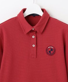 23区GOLF 【WOMEN】スクエアカノコ 長袖 ポロシャツ