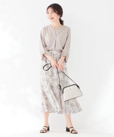 ANY SIS 【UVケア】エアリードレープスムース 7分袖 トップス