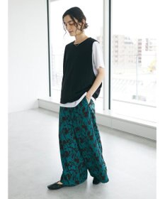 CRAFT STANDARD BOUTIQUE アートフラワーシャーリングパンツ