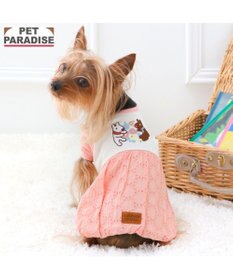 PET PARADISE リサとガスパール 刺繍 レース ワンピース 小型犬