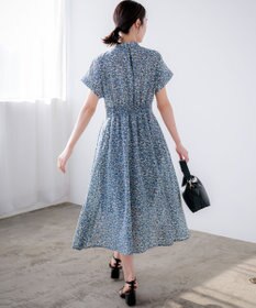 組曲 【先行予約】フラワーガーデンプリント ワンピース