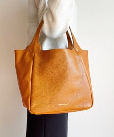 Hekhèr Le Style de Vie 【日本製/セレモニーにも】シュリンクレザー ハンドバッグ medium