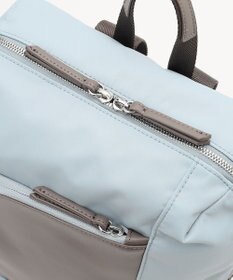 Y'SACCS ナイロン×リサイクルレザー　コンビマルチリュック