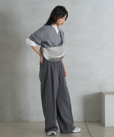 russet ソフトレザーラウンドショルダーバッグ【シルバー】(CE-1470-WEB)