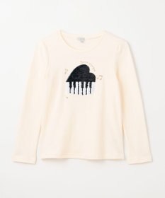 ANY KIDS ミラクルスパンコール長袖Tシャツ