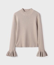 GRACE CONTINENTAL ラメリブニットトップ