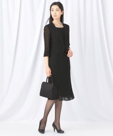 自由区 FORMAL 【洗える/着心地楽々】セオプラスエス ウォッシャブル ワンピース