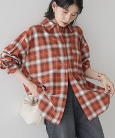 AMERICAN HOLIC ビエラ起毛チェックシャツ