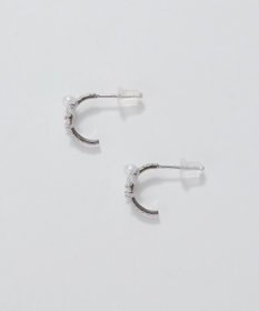 Phoebe 〈オンワード限定セット〉ロマンティックビジューバタフライフープピアス×リッチラインフォースシューネックレス　