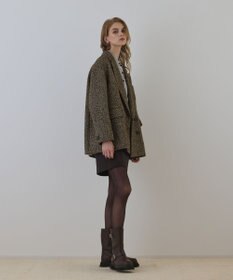 GRACE CONTINENTAL カルゼツイードダブルジャケット