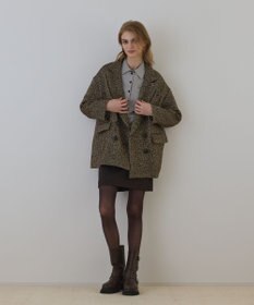 GRACE CONTINENTAL カルゼツイードダブルジャケット