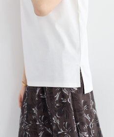 YECCA VECCA コットンスムースノースリーブトップス