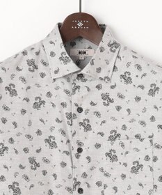 JOSEPH ABBOUD 【柔らか】シャンブレーツイルピーチ シャツ