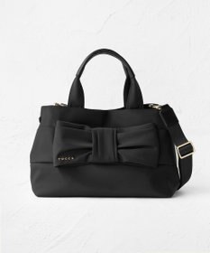 TOCCA TIED RIBBON NYLONBAG バッグ ブラック系