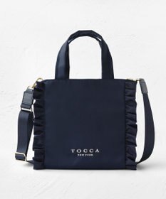 TOCCA 【美人百花掲載】【一部カラー撥水】TRIM WAVES MINITOTE ミニトートバッグ