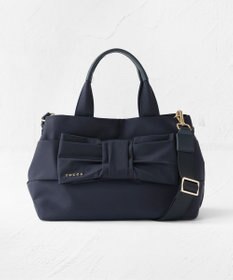 TOCCA TIED RIBBON NYLONBAG バッグ ネイビー系