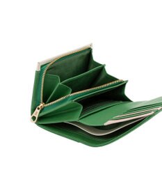 LANVIN en Bleu リュクサンブールカラー 二つ折り被せ財布