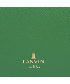 LANVIN en Bleu リュクサンブールカラー 二つ折り被せ財布