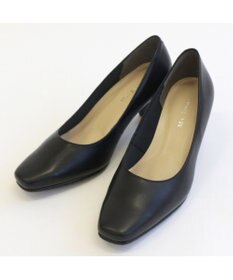 Pointer 日本製 本革低反発スクエアトゥパンプス