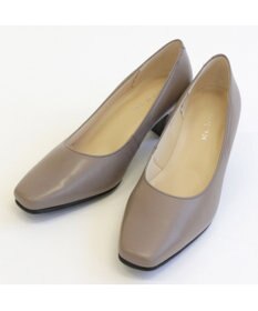 Pointer 日本製 本革低反発スクエアトゥパンプス