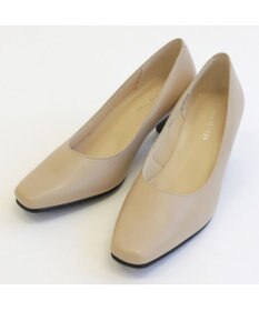 Pointer 日本製 本革低反発スクエアトゥパンプス