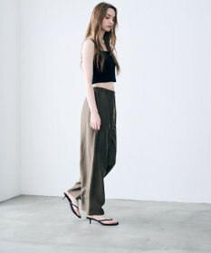 uncrave リヨセルシルクローン ギャザーパンツ