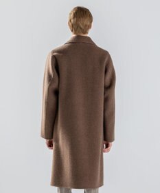 JOSEPH HOMME 【LEON掲載】【新素材】ウールキャメルリバー　ダブルブレストチェスターコート