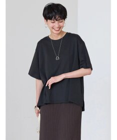 AMERICAN HOLIC 抗菌防臭＋接触冷感クルーネックカットプルオーバー