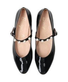 Bridget Birkin 【Bridget Birkin】パールストラップメリージェーンパンプス