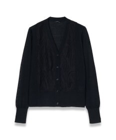 JOSEPH レース&ニット　Vネックカーディガン