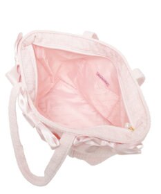 Maison de FLEUR ツイードボリュームリボントートバッグ