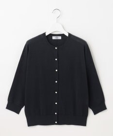 J.PRESS LADIES 【洗える・抗菌防臭】コットンアセテート ドルマン カーディガン