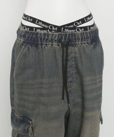 WEGO 【ブラトップ＆ショーツセット】Liliane　Ciel　ロゴテープ