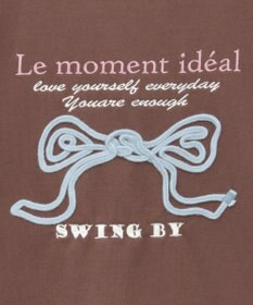 Green Parks ・ｓｗｉｎｇ　ｂｙ　リボンモチーフコード刺繍ＴＥＥ