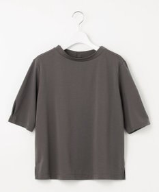 J.PRESS LADIES S 【洗える・抗菌防臭・接触冷感・吸水速乾】ドライポンチ モックネック カットソー
