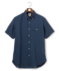 J.PRESS MEN 【遮熱 / 高通気性】ハケメパッチフラップ 半袖シャツ / B.D.