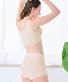 BRADELIS New York 【BRADELIS NewYork peace】綿混フィットレースショーツ25 深め 補正下着 ヒップアップ 美尻