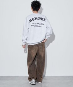 WEGO 【ユニセックス着用ITEM】アーチバックロゴグラフィックプルオーバー