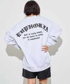 WEGO 【ユニセックス着用ITEM】アーチバックロゴグラフィックプルオーバー