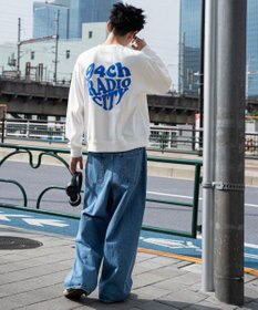 WEGO 【ユニセックス着用ITEM/裏起毛/SMLサイズ展開】リラックスフィットハートロゴプルオーバー